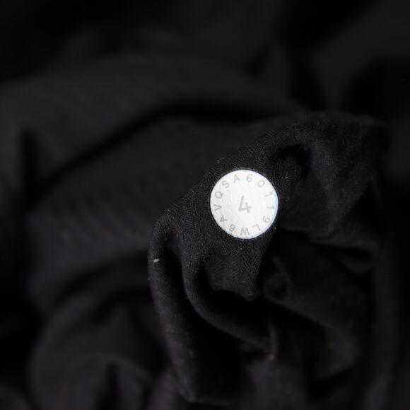 Lululemon Track Pants Women's 4 Black Cropped Lightweight Drawstring - Picture 3 of 6